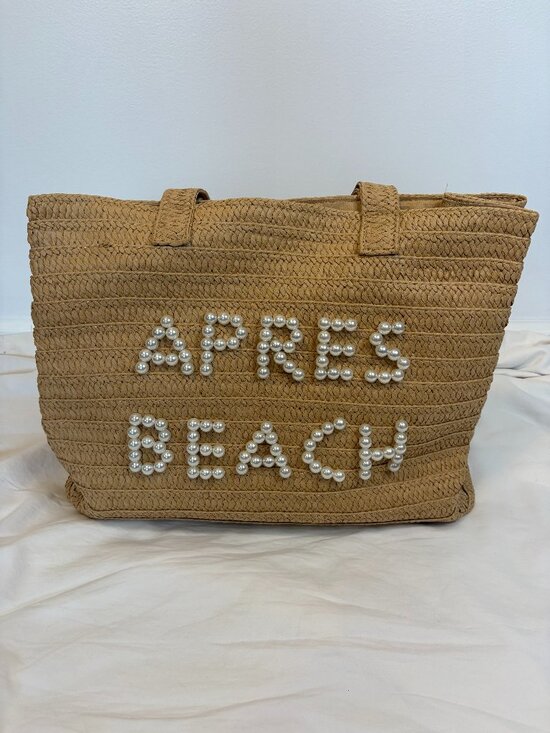 Urban Expressions Handbags - Urban Expressions Apres Beach Wicker Style Beach Bag